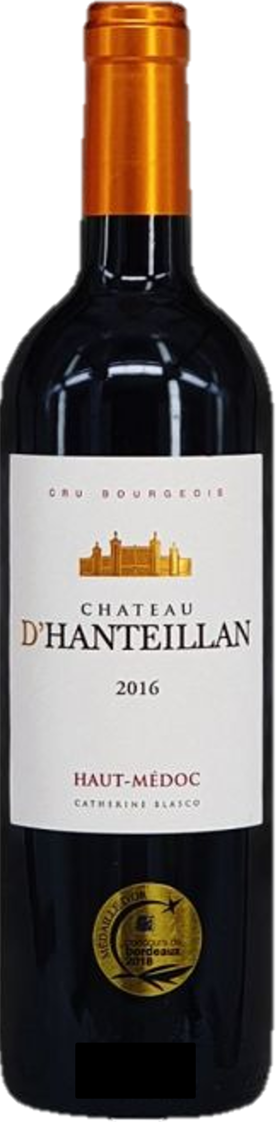 Château d'hanteillan, Haut Medoc Cru bourgeois 2016